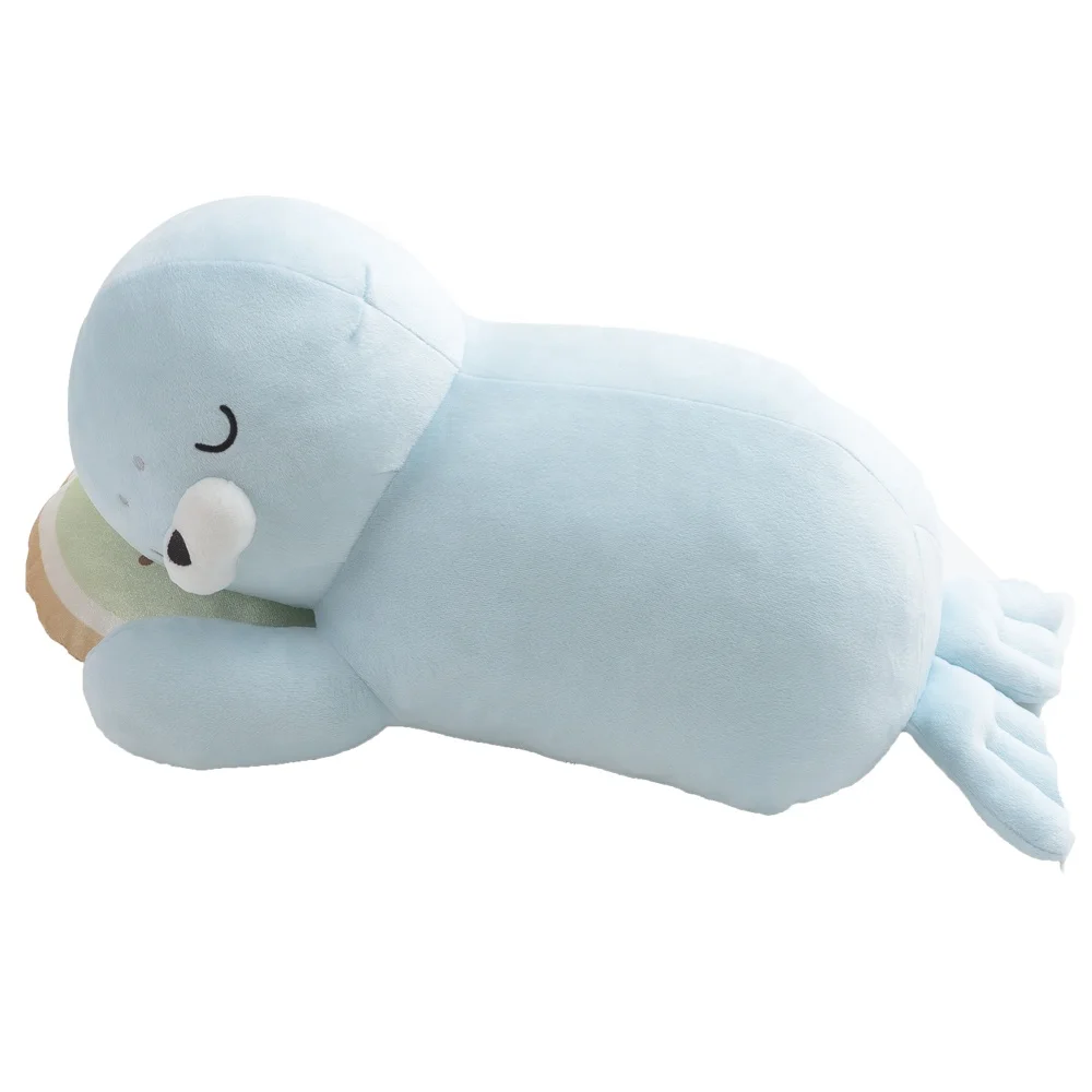 2021 Whosale sea dog plush toys seal cushion for hug