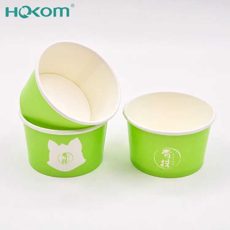 trending products 2024 new arrivals PE coated yogurt cups striped ice cream cup walls ice cream