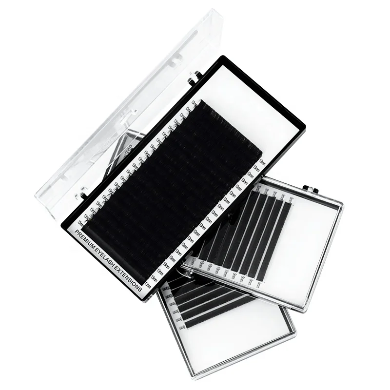 Lash 0.05 Mega Lashes Extensions Russian Silk Private Label Eyelashes Size  Volume Mink Eyelash Extension