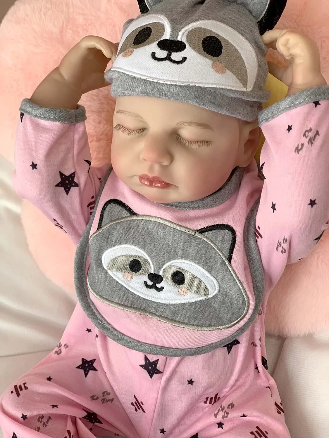 Menina Platinum Pretty but Recien Nacido Afroamericano Solida Lovely Pig American Boy 16 Reborn Dolls