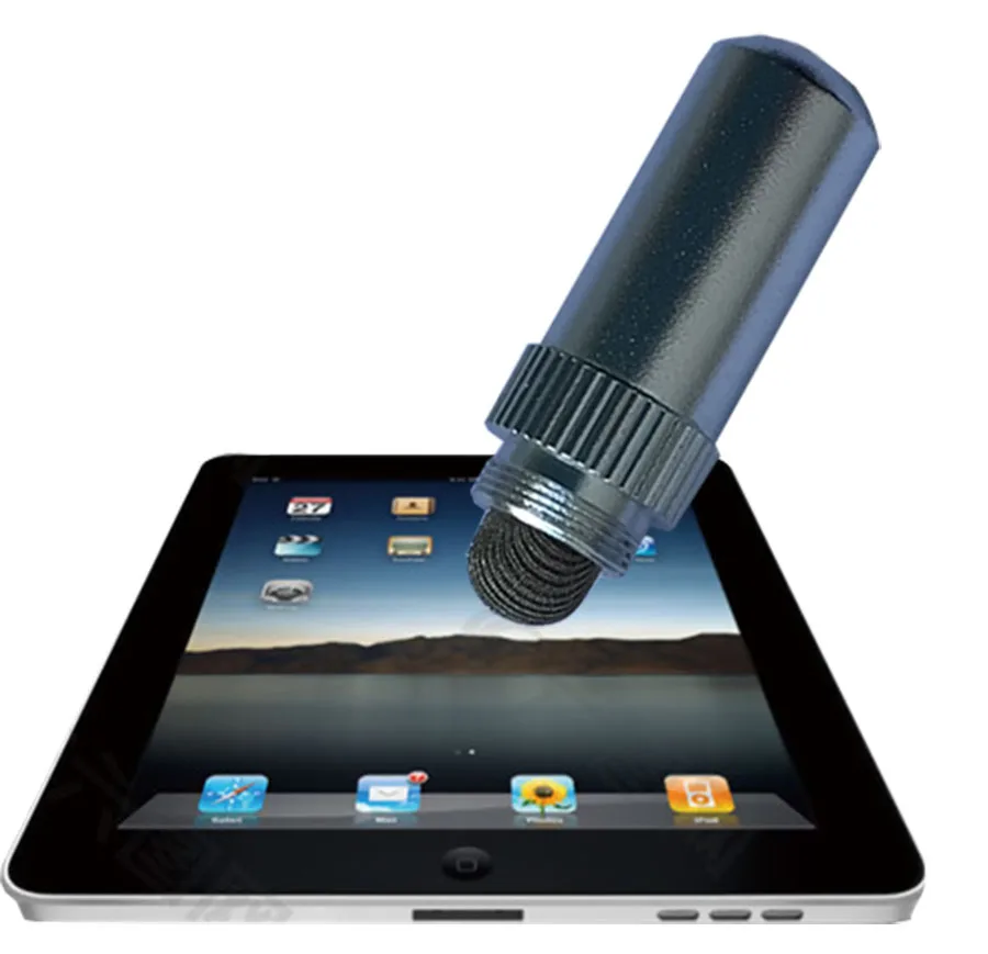 Aluminum Alloy Mini Stylus Touch Pen Capacitive Touch Pencil With Dust Plug for Mobile Phone Tablet PC