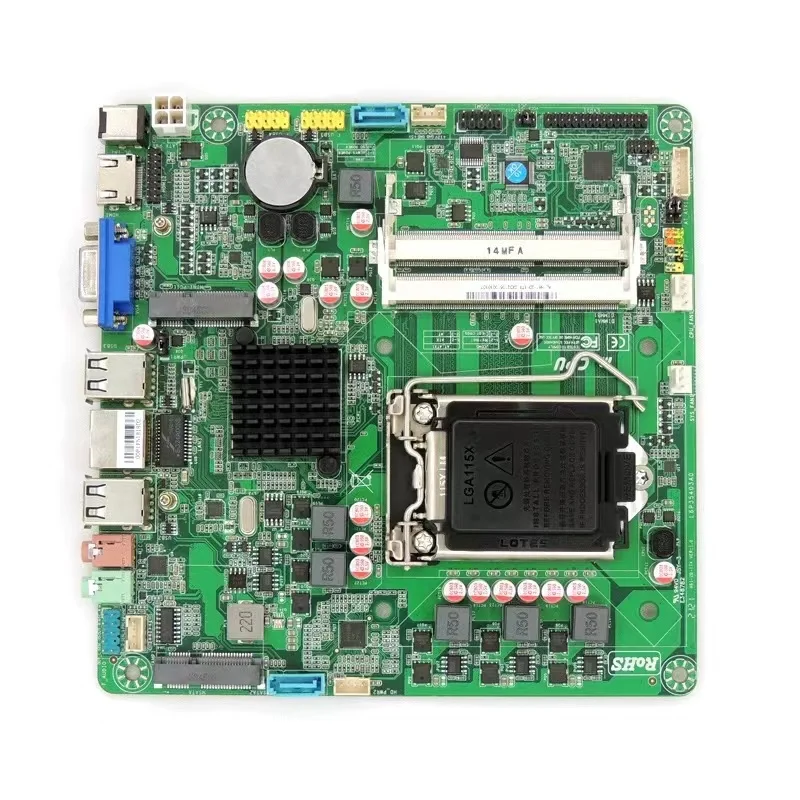 Cheapest LGA 1150 H61 Motherboard All-in-One AIO computer Support 2 Gen 3 Generation I3 I5 I7 Series Desktop Mini Server