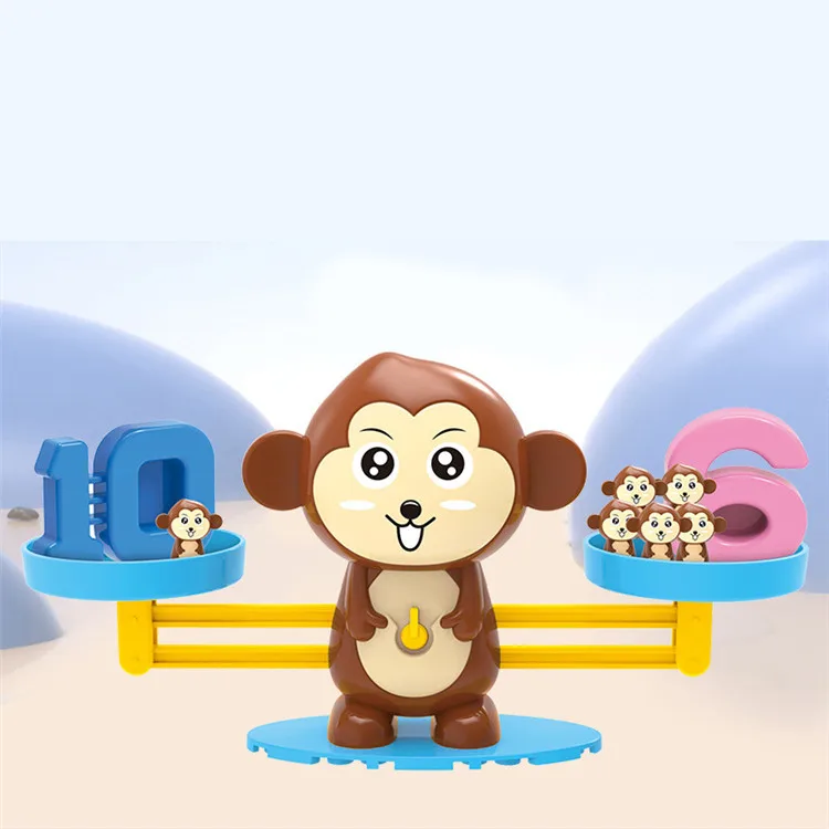 
New design kids educational kindergarten toys montessori monkey balance toy 