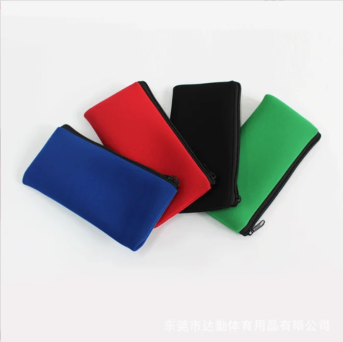 High-quality Square Waterproof Neoprene Pencil Bag DIY Pencil Bag/Case For Students