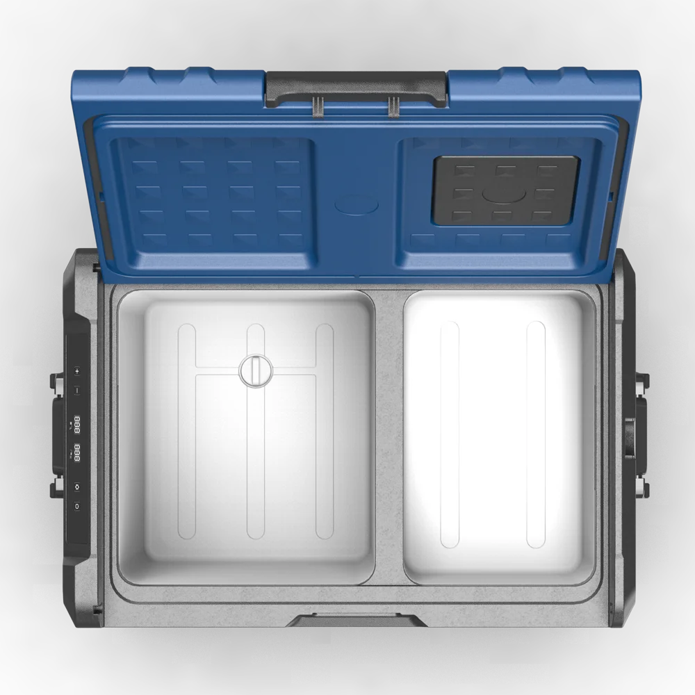 TB35 portable electronic control camping mobile car fridges 12v dc temperature controlled car starter mini refrigerator