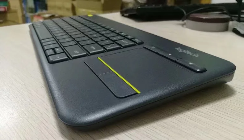 Оптовая цена сенсорная клавиатура мышь комбо Logitech K400 Plus Беспроводная для
