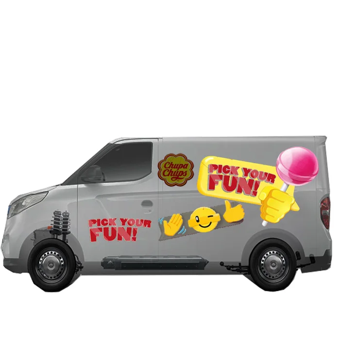 EL car sticker electroluminescent vehicle sticker support animation or flash effect suit for different brands support customize