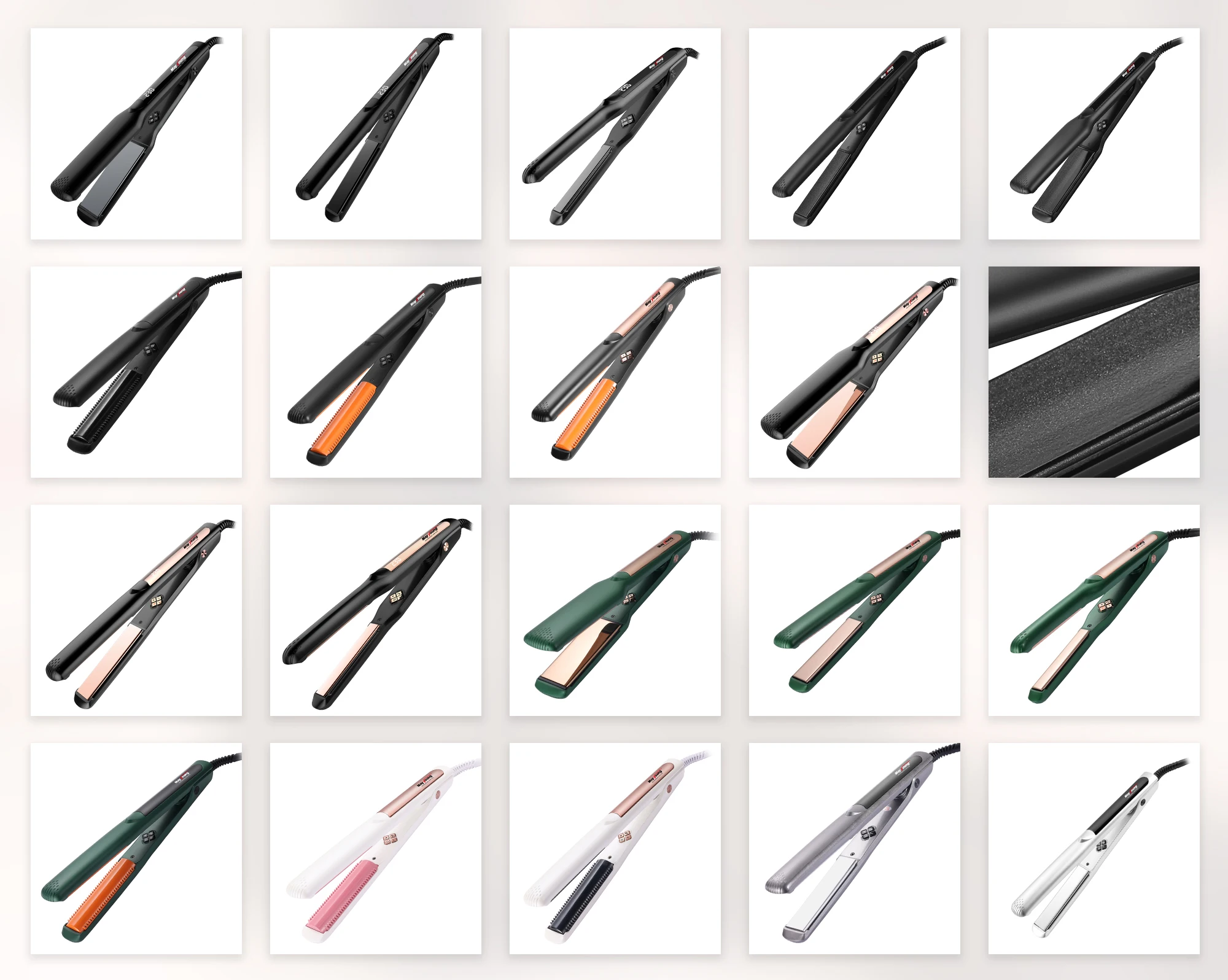 M526A Professional hair straightener iron Brazilian Styling tools Pure ceramic Flat iron Hair straightener