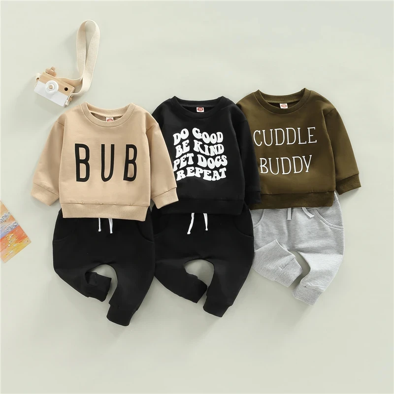 drop shipping baby hoodie set two pieces baby cloth wholesale hot selling baby wear