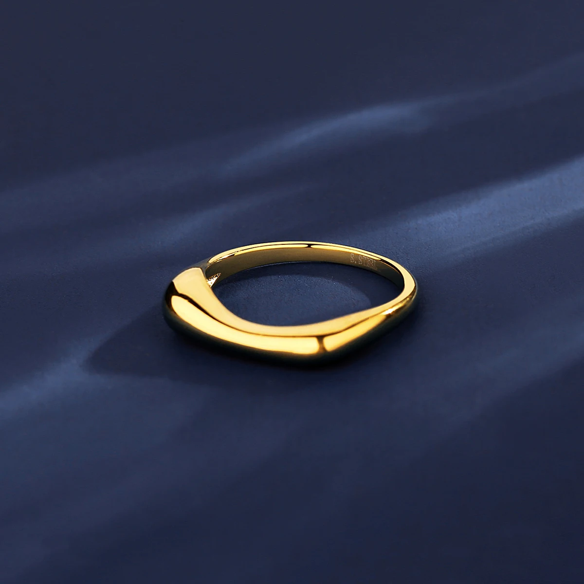 SP-LAM Popular Stainless Steel Metal Luxury Jewellery Woman Fashion Gold Plated Gift Jewelry Punk Ring