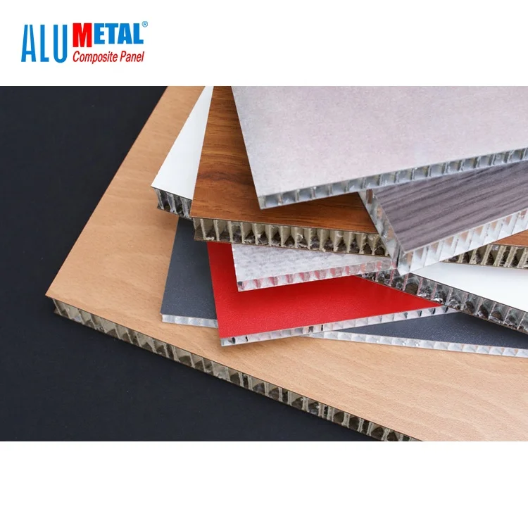 Alumetal Lightweight Granite Stone Aluminum Honeycomb Panels for Architecture Application