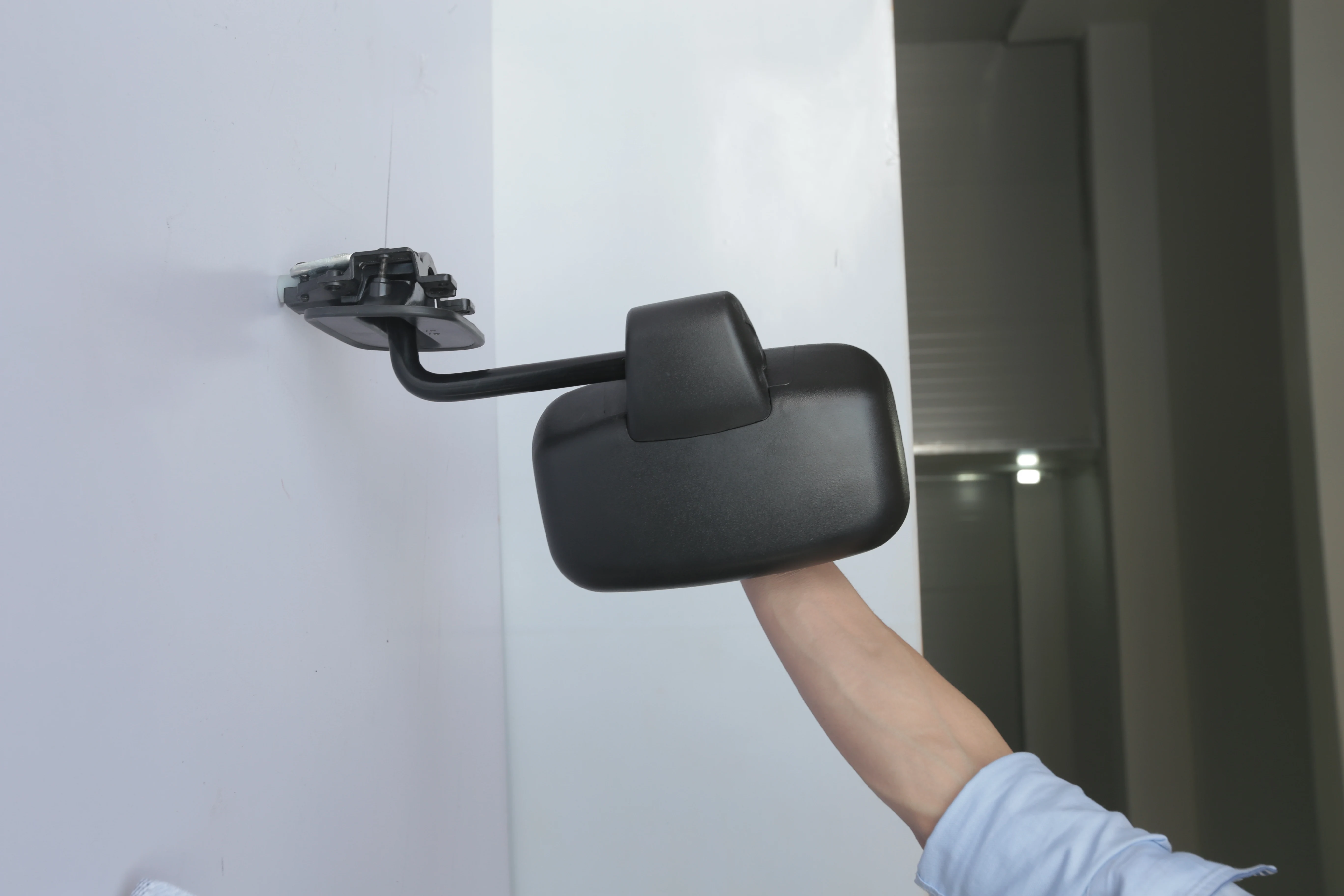 Factory Hot Sales Auto Parts Bus  luxury bus side mirror all black kw93 for JAC bus Benz BYD Asia Star Rear View Mirror