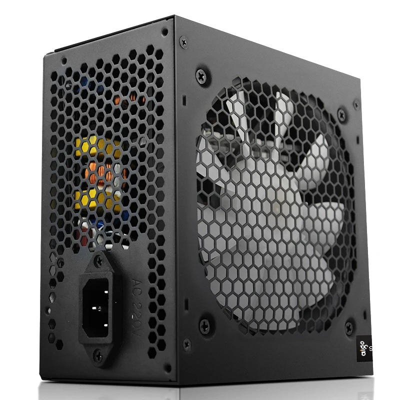 Блок питания Aigo AK700 для ПК игровой бесшумный блок 120 мм rgb вентилятор 24pin 12 В ATX BTC настольного