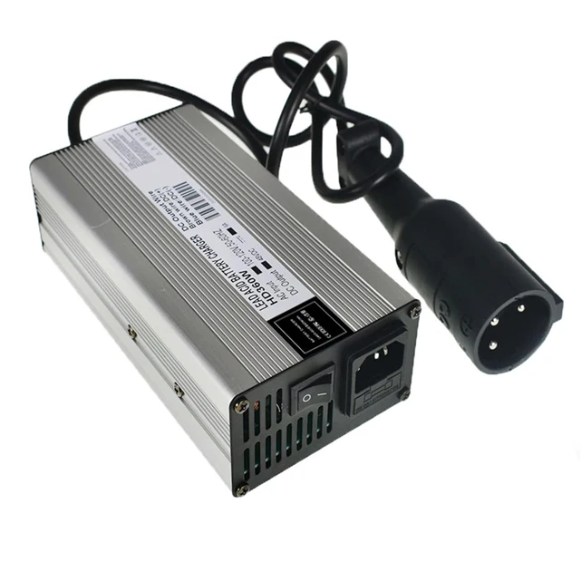 Portable 48V 5A Lead-Acid Battery Charger for Yamaha Golf Cart G19 G22, with 2 Pin Plug, LED Display, 48 Volt 5 Amp