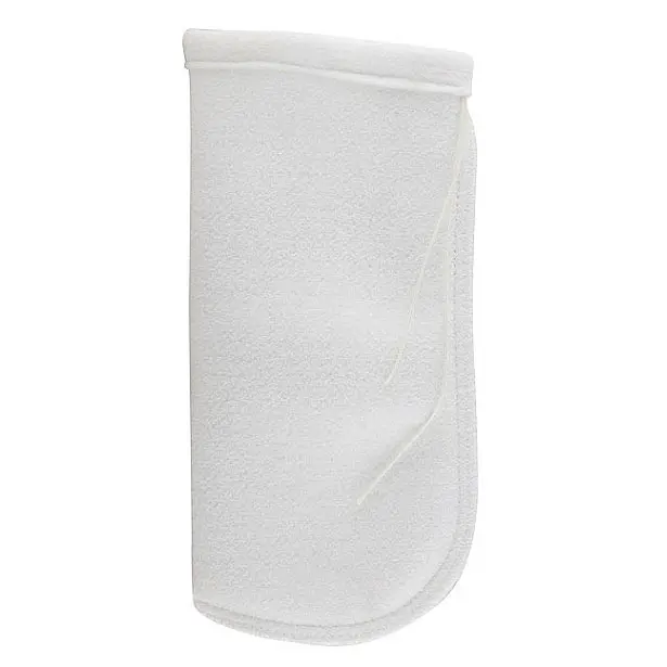 replace nylon mesh monofilament PE PP NMO 200 micron chemical industry drinking water felt liquid filter bag for water treatment