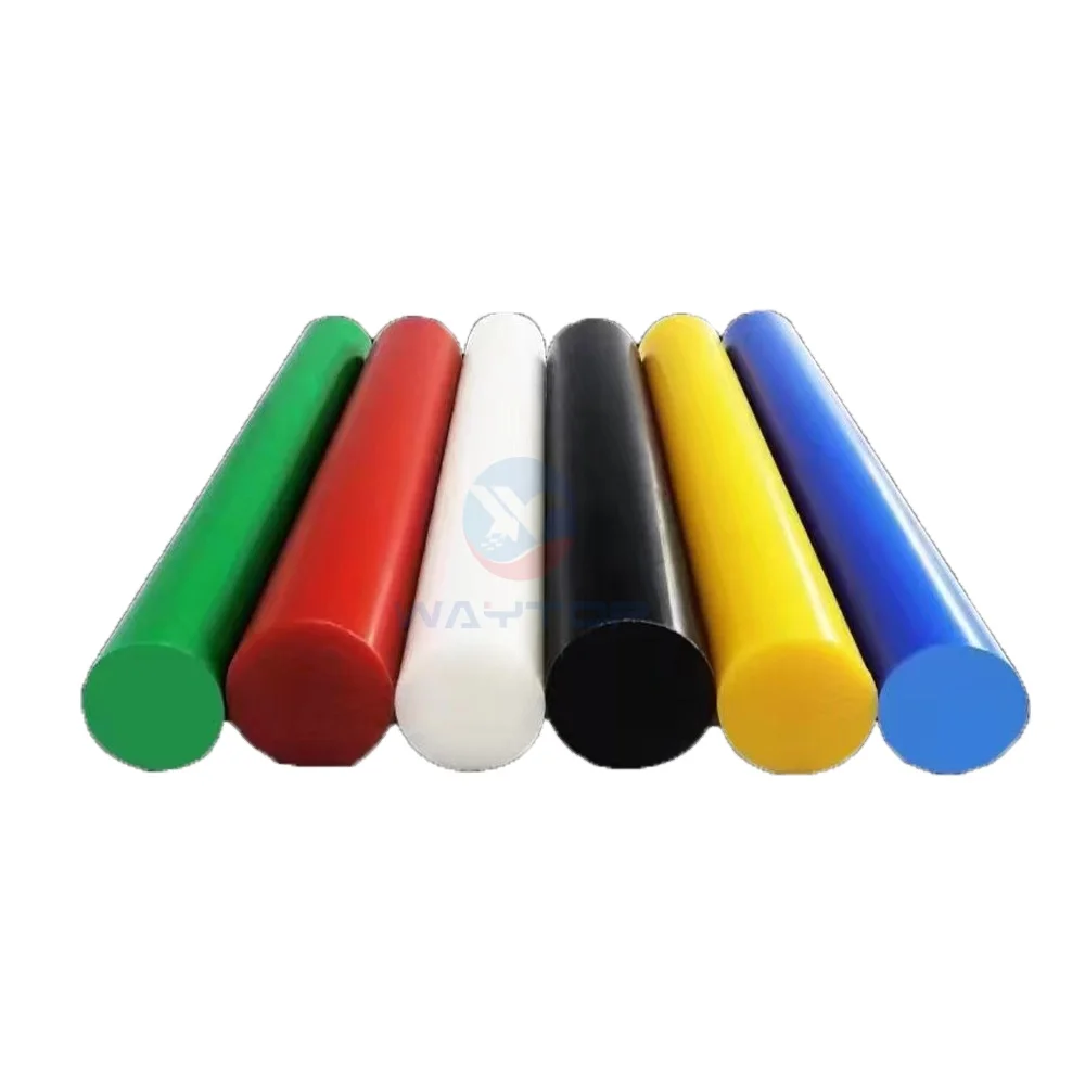 wear resistance High Density Natural Polyethylene100mm black hdpe plastic pe rod