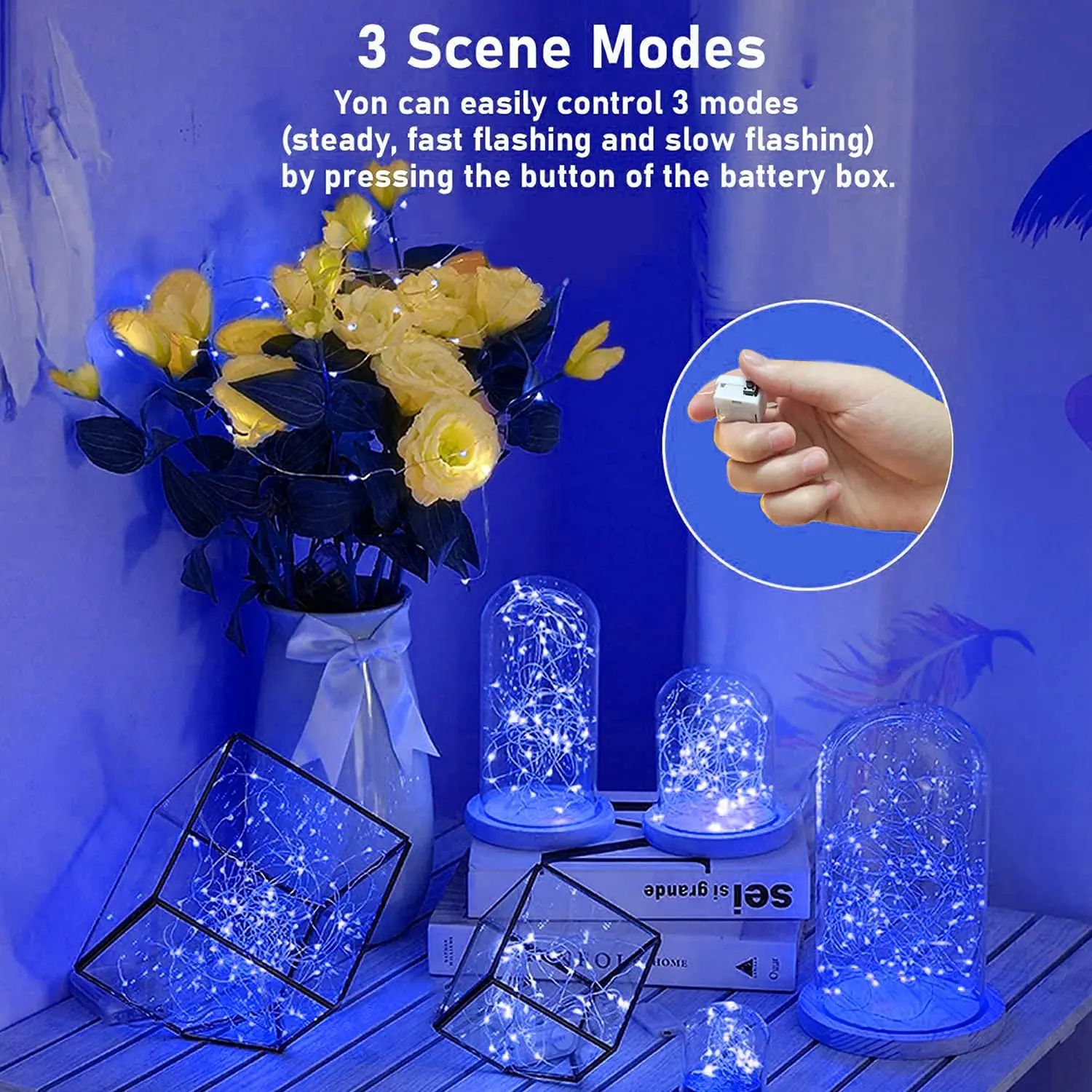 China Wholesale Led Copper Wire Battery Decorative Lighting Led Twinkle Fairy Lights String