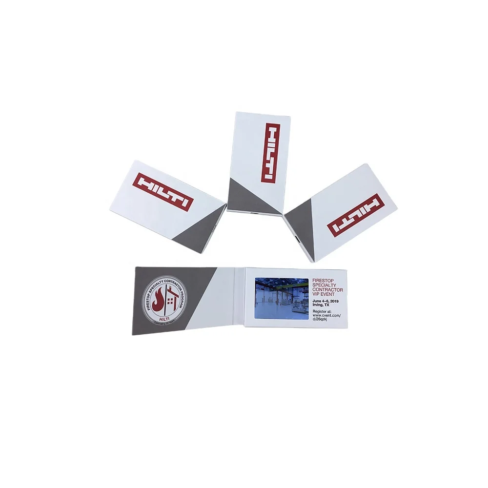 2.4 Inch Screen Lcd Video Business Card for Promote/Invitation