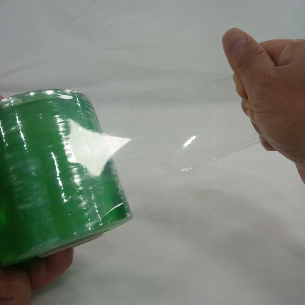 guangdong gongye manual hand use clear pvc film super clear pvc film