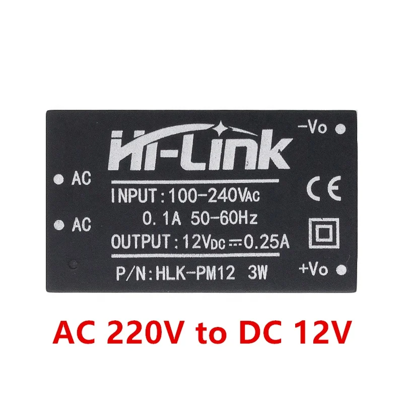 HLK-PM01 HLK-PM03 HLK-PM12 AC-DC 220V mini power supply module intelligent household