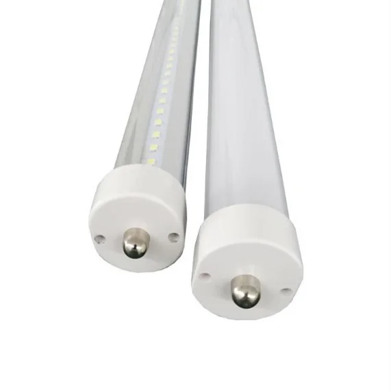 High Brightness Fa8 Single Pin T8 LED Tube XXXX Tube 8ft 5ft 4ftFluroscent lamp 100lm/w PF0.5  Flicker Free  AL PC Daylight