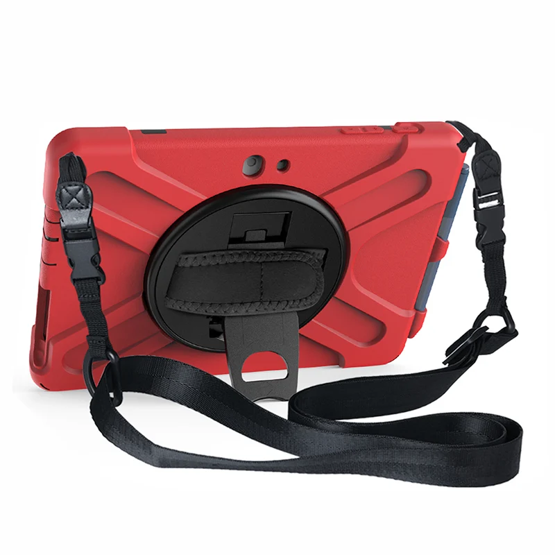 Hybrid tablet case with Wrist strap and shoulder belt for Microsoft Surface Go 2 2020 laptop cover