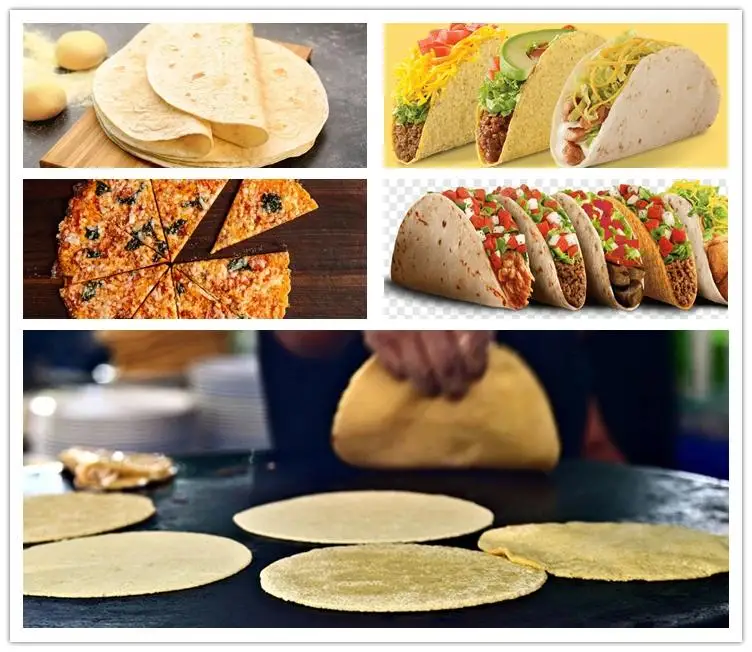 Automatic Chicken Breakfast Taco Wrap Crisp Press Burrito Maker Machine Grain Product Making Machine for Pita Tortilla Wrapper