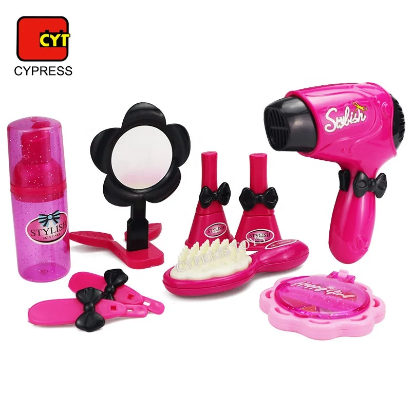 Electric Hair Dryer Beauty Salon Toy Kids Makeup Kit Toy Makeup Set Toy For Children