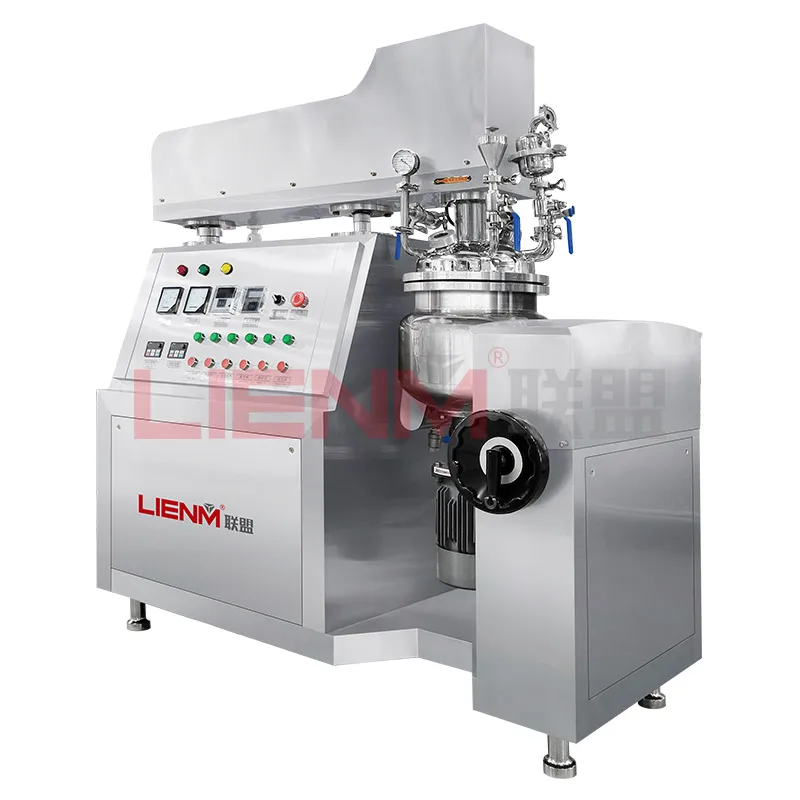 Vacuum homogenizer cream mixer emulsifying machine Cosmetics production equipment Paste hot wax mixing machine