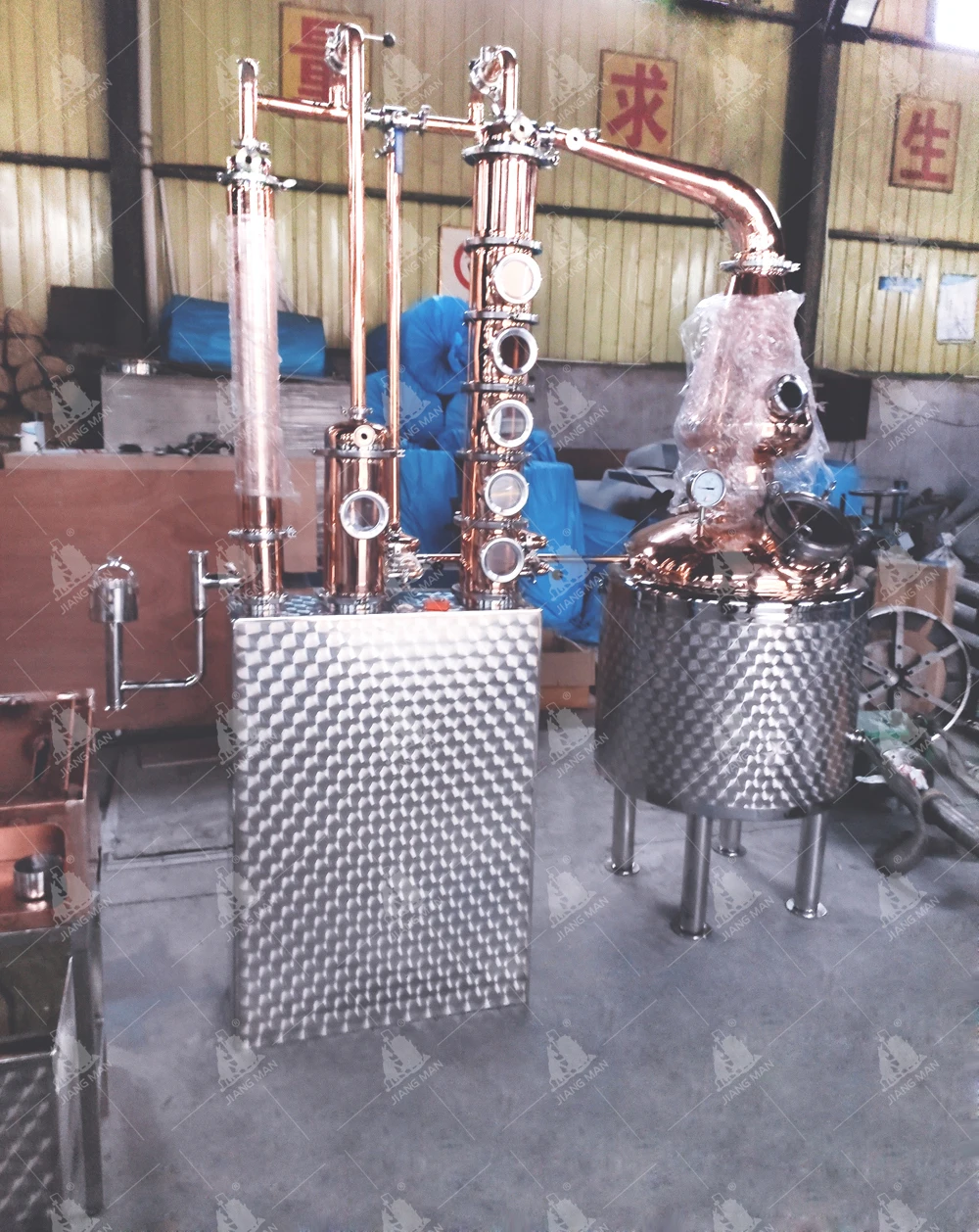 copper gin distiller 500l vodka distiller