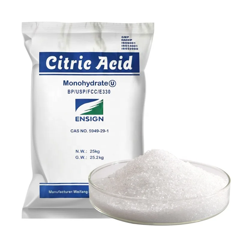 Лимонная кислота моногидрат пищевой лимонной кислоты порошок с хорошей лимонной кислотой цена