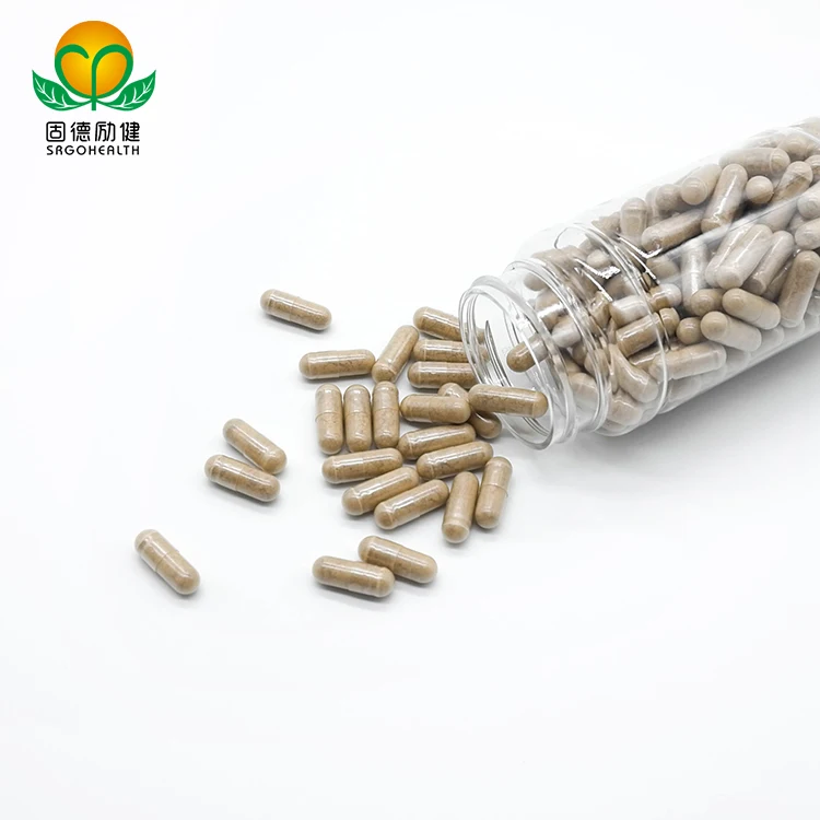 Private Label Herbal Lions Mane Reishi Cordyceps Chaga Complex Mushroom Capsule