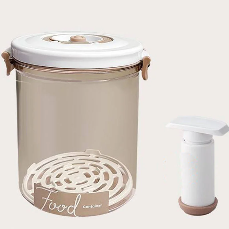 Hot Sale Custom 200ml 400ml 500ml 750ml 1000ml Vacuum Round Plastic Food Storage Containers With Lids Food Storage Container