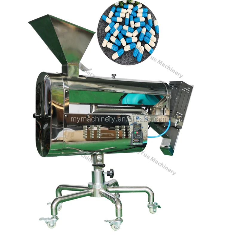 Chemical & Pharmaceutical Machinery China Manufacturer Supply Automatic Capsule Tablet Polisher Capsule Polishing Machine