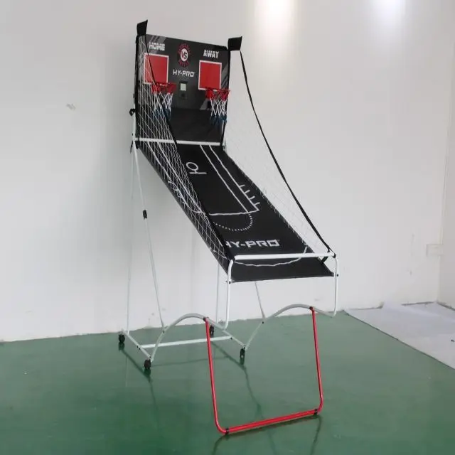 Double track basketball stand  electronic counter adjustable basketball hoop with basketball freestanding stand