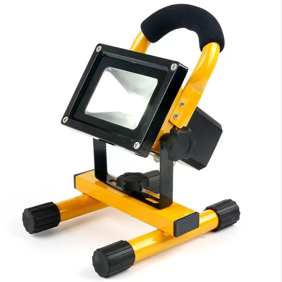 Portable Rechargeable 14.8V 8800mAh Battery Powered 50W Outdoor Camping Emergency LED Flood Work Light for Car Vessel