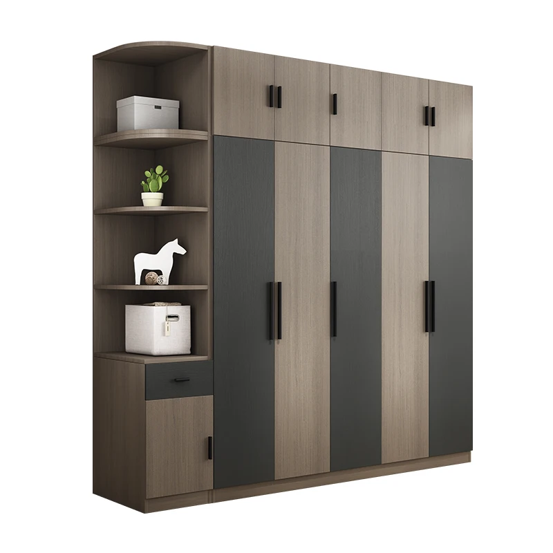 BALOM sliding door Chip board 2 doors wardrobe armoire closet designs