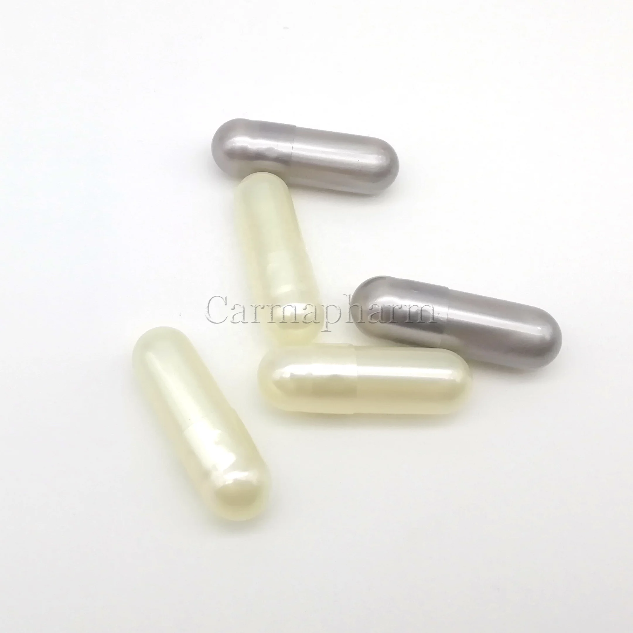 Colorful Silver Gold Empty Gelatin Metallic Capsules