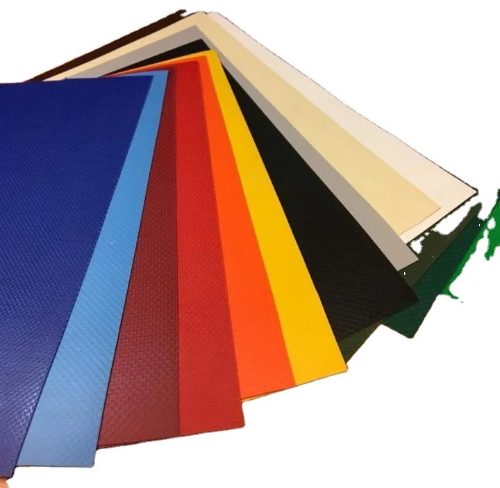 
PVC semi-coated fireproof fabric canvas tarpaulins manufacturer 