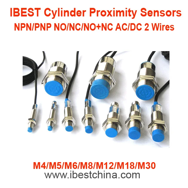IBEST M8 Connector Flush 1.5mm NPN PNP Metal Detect Position Inductance Inductive Proximity Approach Limit Switch Sensor