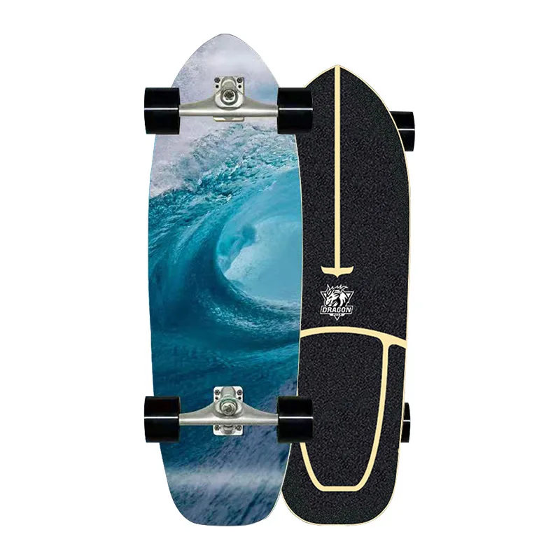 
Land Surf Skate Board Maple Deck CX4 Truck Complete Surfskate Board Outdoor Carving Pumping Cruiser Longboard Skateboards 
