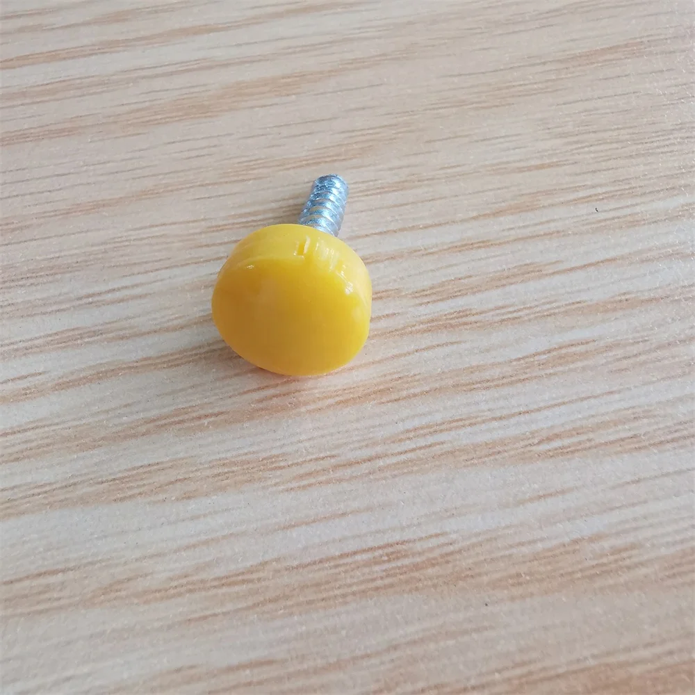 Universal Number License Plate Fixing Bolt Screws WIth Hinged Screw Covers