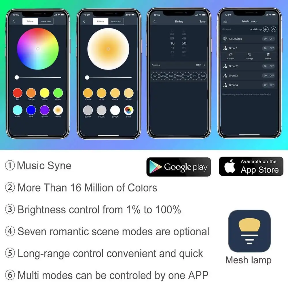 
RGB LED wifi mesh Spot Light Outdoor Spotlight Led Landscape Garden Light Yard Path Lawn Lamps 12w Outdoor light 