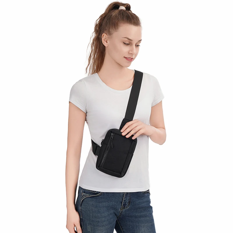 HUALIAN OEM/ODM Custom Popular Mini Simple cross body pack messenger bags custom men Crossbody shoulder bag sling bag