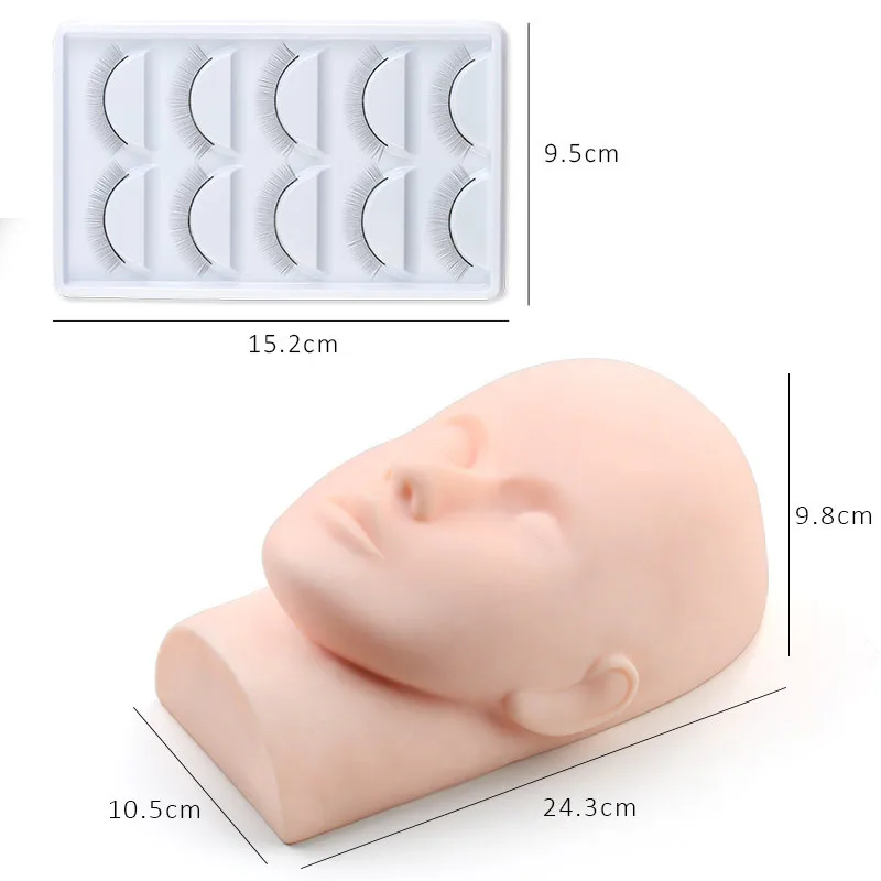 Beiqili  Factory Sale Practice Mannequin Doll Head For Eyelash Extension Training Lash Mannequin Head Cils Maquillage