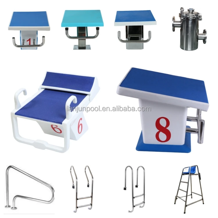 Outdoor Accessories Pool Ladder 4 Steps Stainless Steel Ladder For Swimming Pool