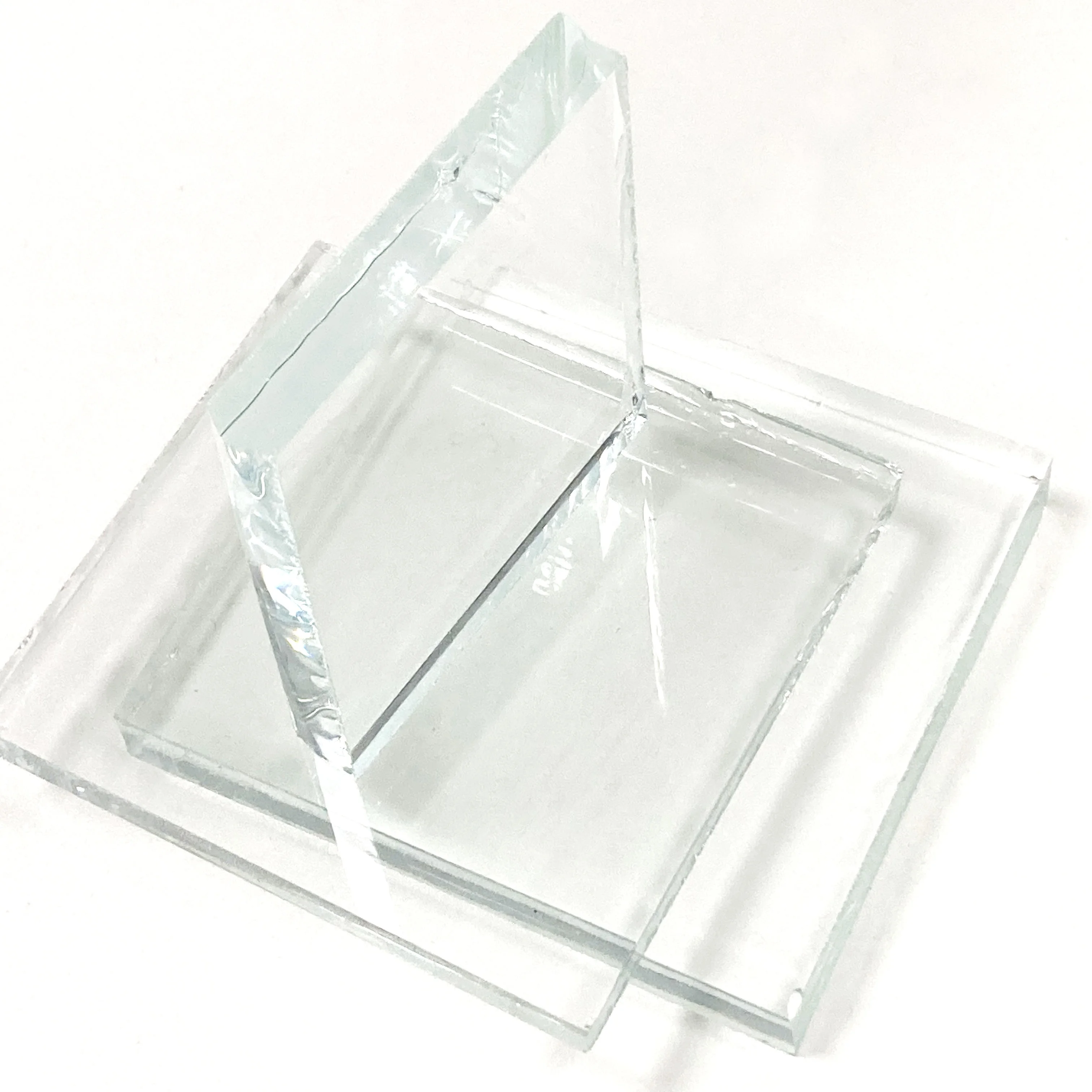 98% High Transmission low Iron Glass Custom Size Customized Extra White Glass For Surveillance Camera