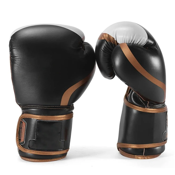 Custom Muay Thai Boxing Gloves Vintage Leather Training Boxing Gloves 14 Oz