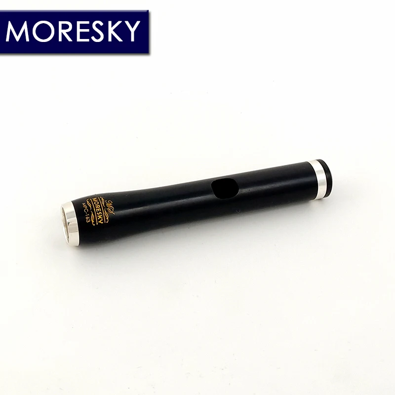 MORESKY Ebony Piccolo C Key Cupronickel Half-size Flute Silver Plated Body Material Ebony MPC-163