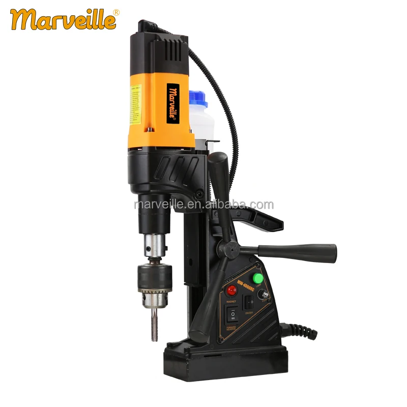 Marveille W-4000RC 40MM two-stage stroke three function Upright Borehole Magnetic Force Drilling Machine/Stone Drilling Hole